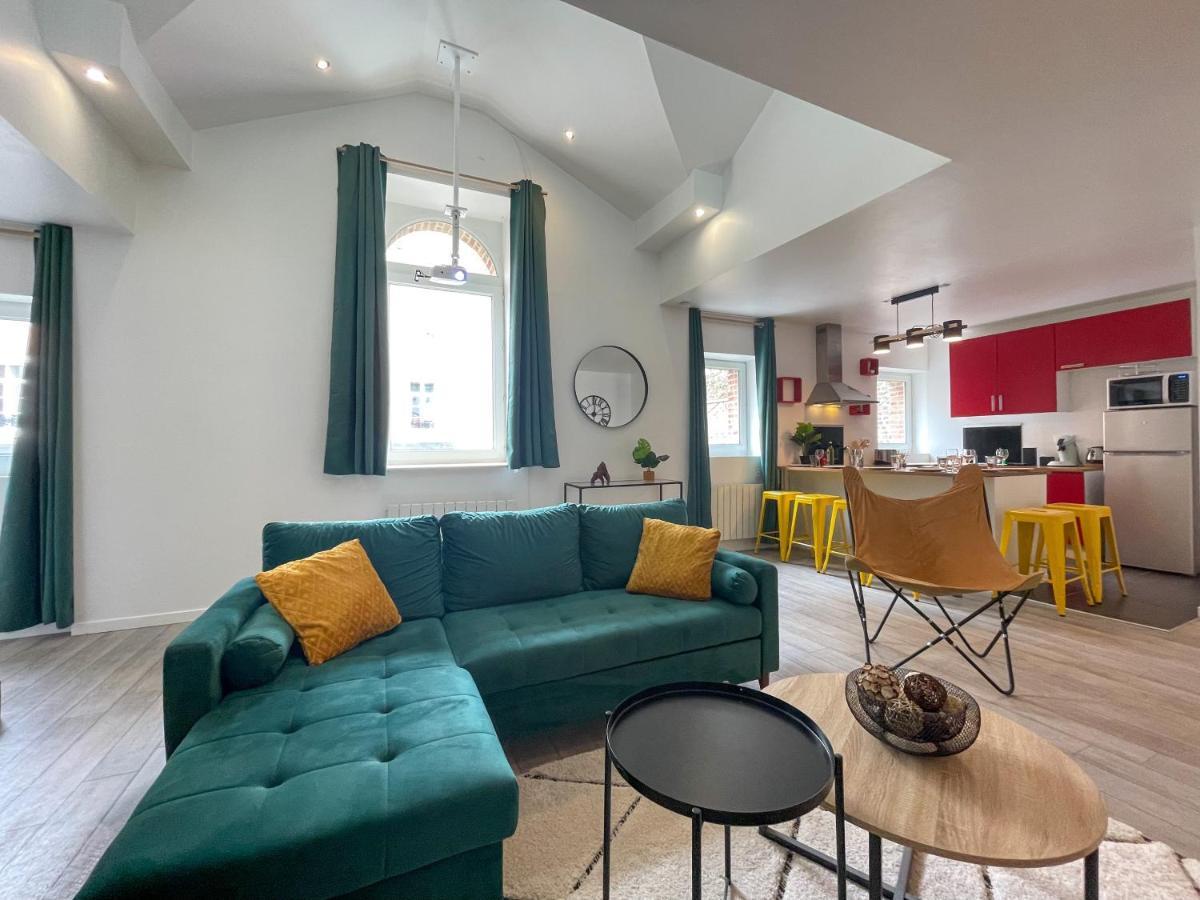 Superbe Appartement-Sauna-Cinema-Parking-Gare Amiens Ngoại thất bức ảnh