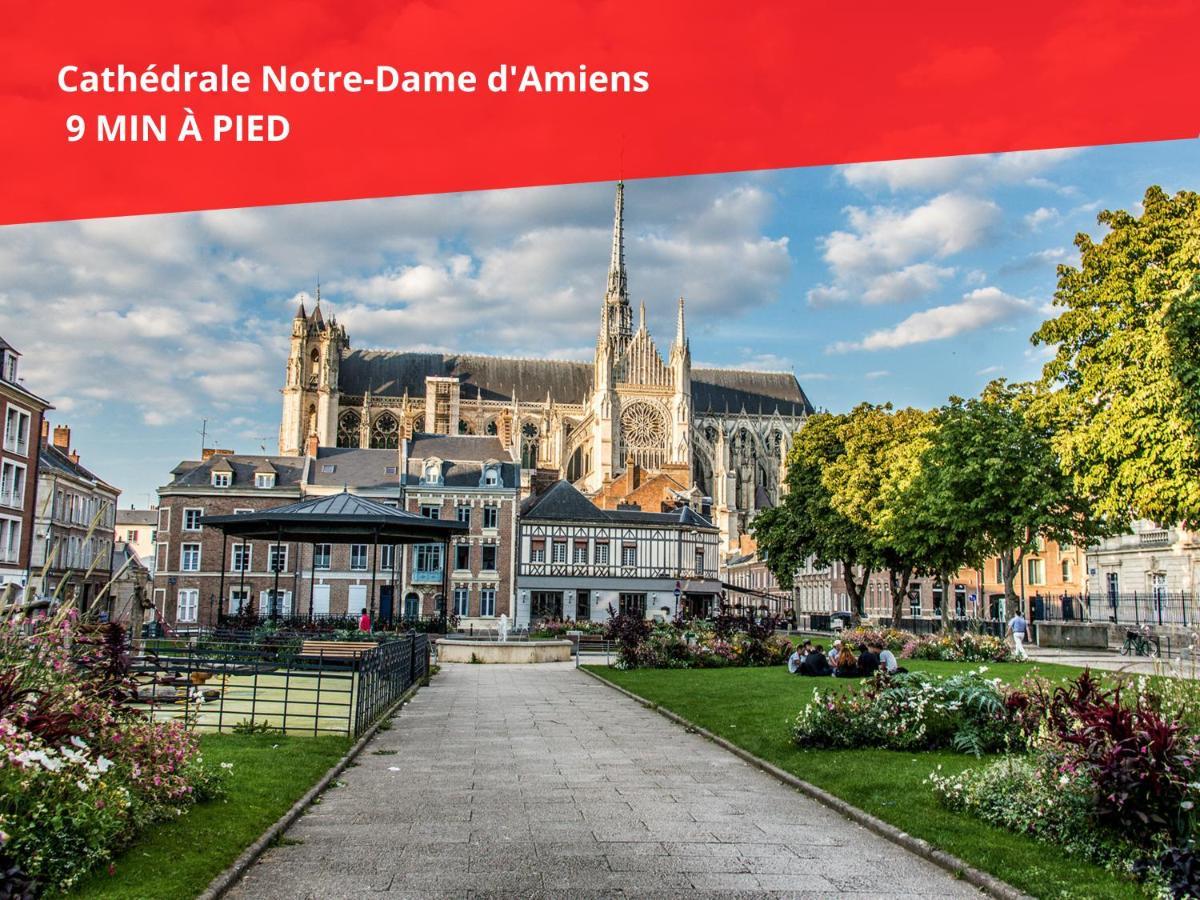 Superbe Appartement-Sauna-Cinema-Parking-Gare Amiens Ngoại thất bức ảnh