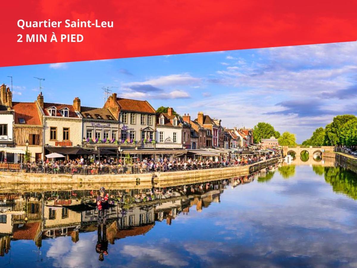 Superbe Appartement-Sauna-Cinema-Parking-Gare Amiens Ngoại thất bức ảnh