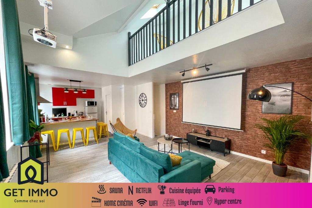 Superbe Appartement-Sauna-Cinema-Parking-Gare Amiens Ngoại thất bức ảnh